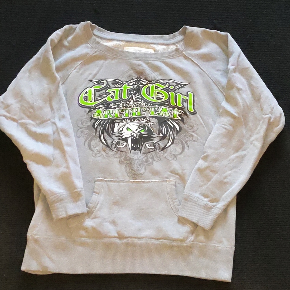 Arctic Cat "Cat Girl" Dolman sleeve sweatshirt